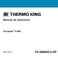 Manual de Operacion Precedent C-600