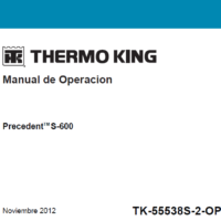 Manual de Operacion Precedent S-600